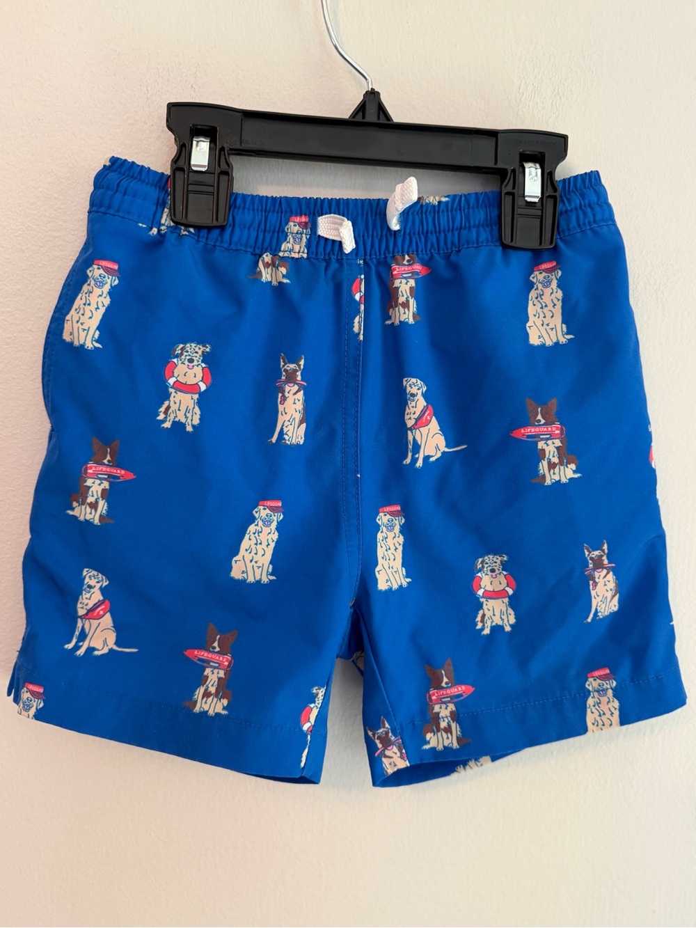 Chubbies Blue Dog Print Swim Trunks